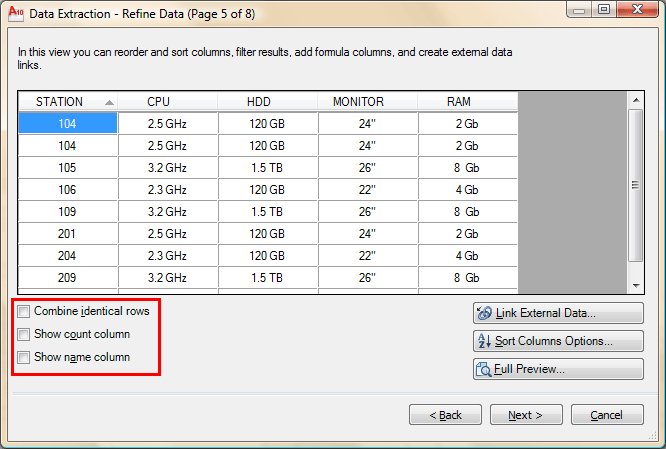 Attribute Extraction in AutoCAD